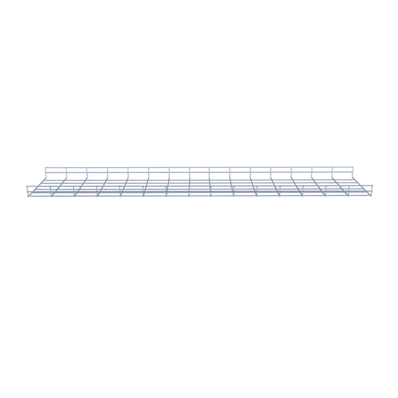 NavePoint Electro Zinc Plated Wire Mesh Cable Tray, 11.82"W X 1.97"D X 59.06"L , 2 Pack 5 NavePoint Electro Zinc Plated Wire Mesh Cable Tray, 11.82"W X 1.97"D X 59.06"L , 2 Pack - Image 3