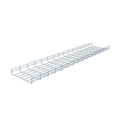 NavePoint Electro Zinc Plated Wire Mesh Cable Tray, 11.82"W X 1.97"D X 59.06"L , 2 Pack 11 NavePoint Electro Zinc Plated Wire Mesh Cable Tray, 11.82"W X 1.97"D X 59.06"L , 2 Pack -Server Cabinet Accessories 00406766 5 40641.1650996100
