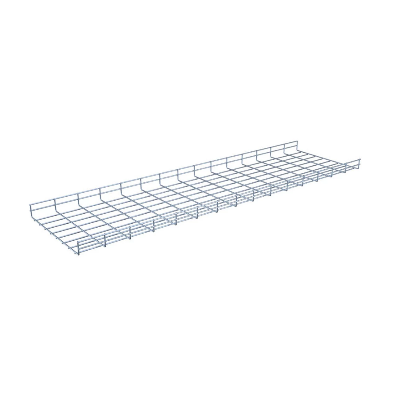 NavePoint Electro Zinc Plated Wire Mesh Cable Tray, 15.75"W X 1.97"D X 59.06"L , 2 Pack 4 NavePoint Electro Zinc Plated Wire Mesh Cable Tray, 15.75"W X 1.97"D X 59.06"L , 2 Pack - Image 2