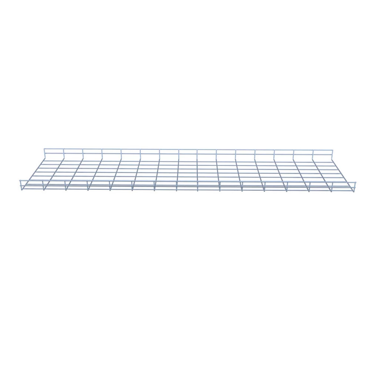 NavePoint Electro Zinc Plated Wire Mesh Cable Tray, 15.75"W X 1.97"D X 59.06"L , 2 Pack 5 NavePoint Electro Zinc Plated Wire Mesh Cable Tray, 15.75"W X 1.97"D X 59.06"L , 2 Pack - Image 3