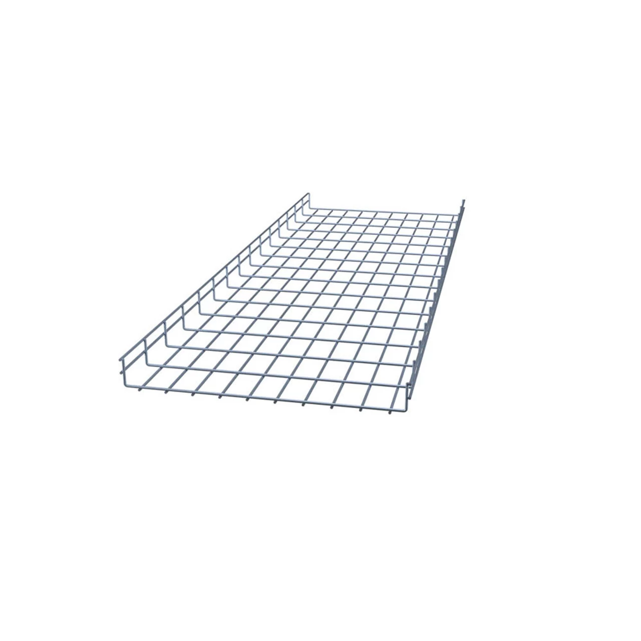 NavePoint Electro Zinc Plated Wire Mesh Cable Tray, 19.69"W X 1.97"D X 59.06"L , 2 Pack 3 NavePoint Electro Zinc Plated Wire Mesh Cable Tray, 19.69"W X 1.97"D X 59.06"L , 2 Pack