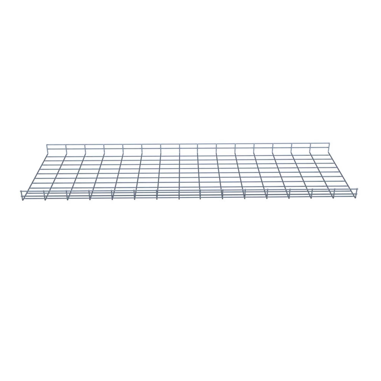 NavePoint Electro Zinc Plated Wire Mesh Cable Tray, 19.69"W X 1.97"D X 59.06"L , 2 Pack 5 NavePoint Electro Zinc Plated Wire Mesh Cable Tray, 19.69"W X 1.97"D X 59.06"L , 2 Pack - Image 3