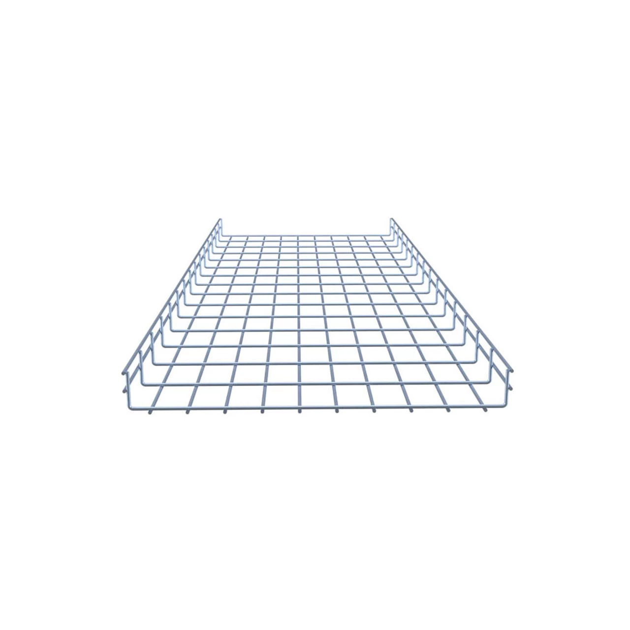 NavePoint Electro Zinc Plated Wire Mesh Cable Tray, 19.69"W X 1.97"D X 59.06"L , 2 Pack 6 NavePoint Electro Zinc Plated Wire Mesh Cable Tray, 19.69"W X 1.97"D X 59.06"L , 2 Pack - Image 4