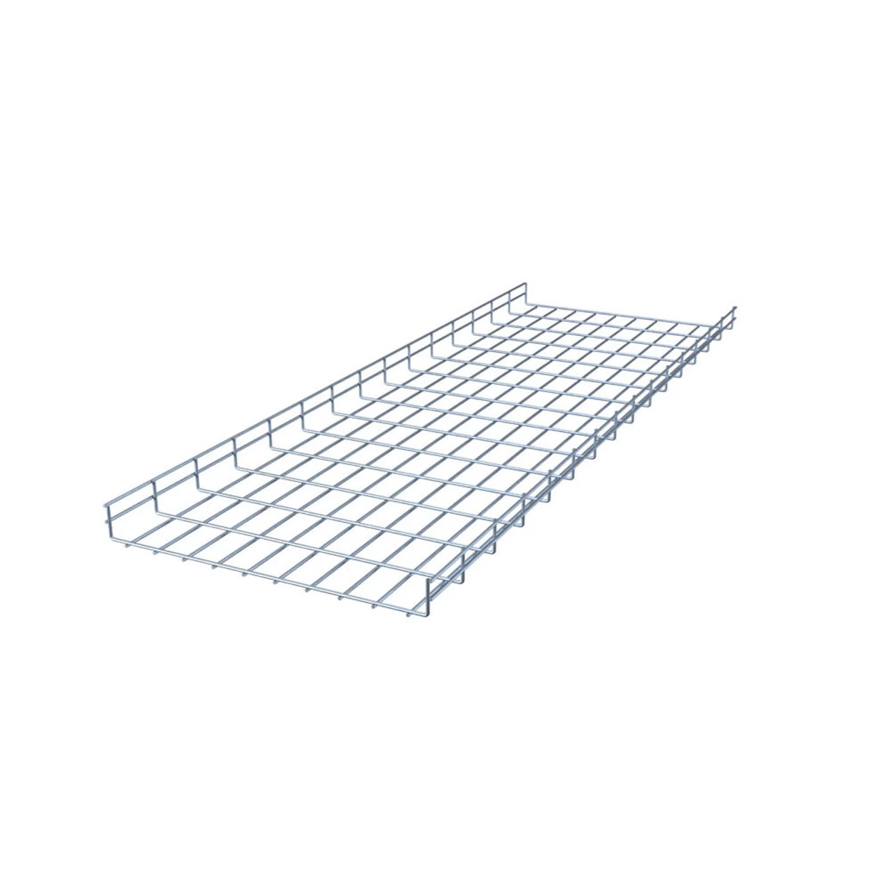 NavePoint Electro Zinc Plated Wire Mesh Cable Tray, 19.69"W X 1.97"D X 59.06"L , 2 Pack 7 NavePoint Electro Zinc Plated Wire Mesh Cable Tray, 19.69"W X 1.97"D X 59.06"L , 2 Pack - Image 5