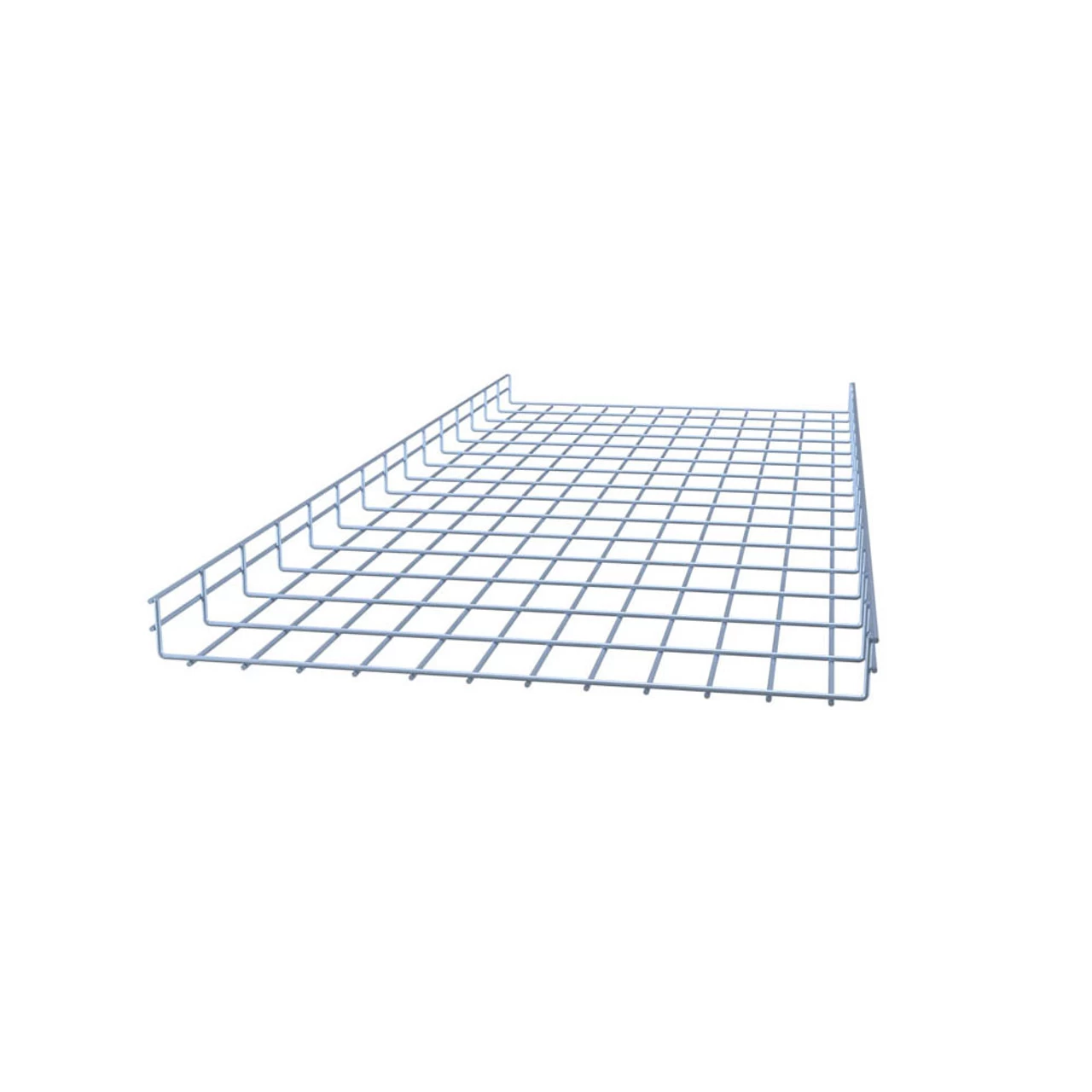 NavePoint Electro Zinc Plated Wire Mesh Cable Tray, 23.63"W X 1.97"D X 59.06"L , 2 Pack 3 NavePoint Electro Zinc Plated Wire Mesh Cable Tray, 23.63"W X 1.97"D X 59.06"L , 2 Pack