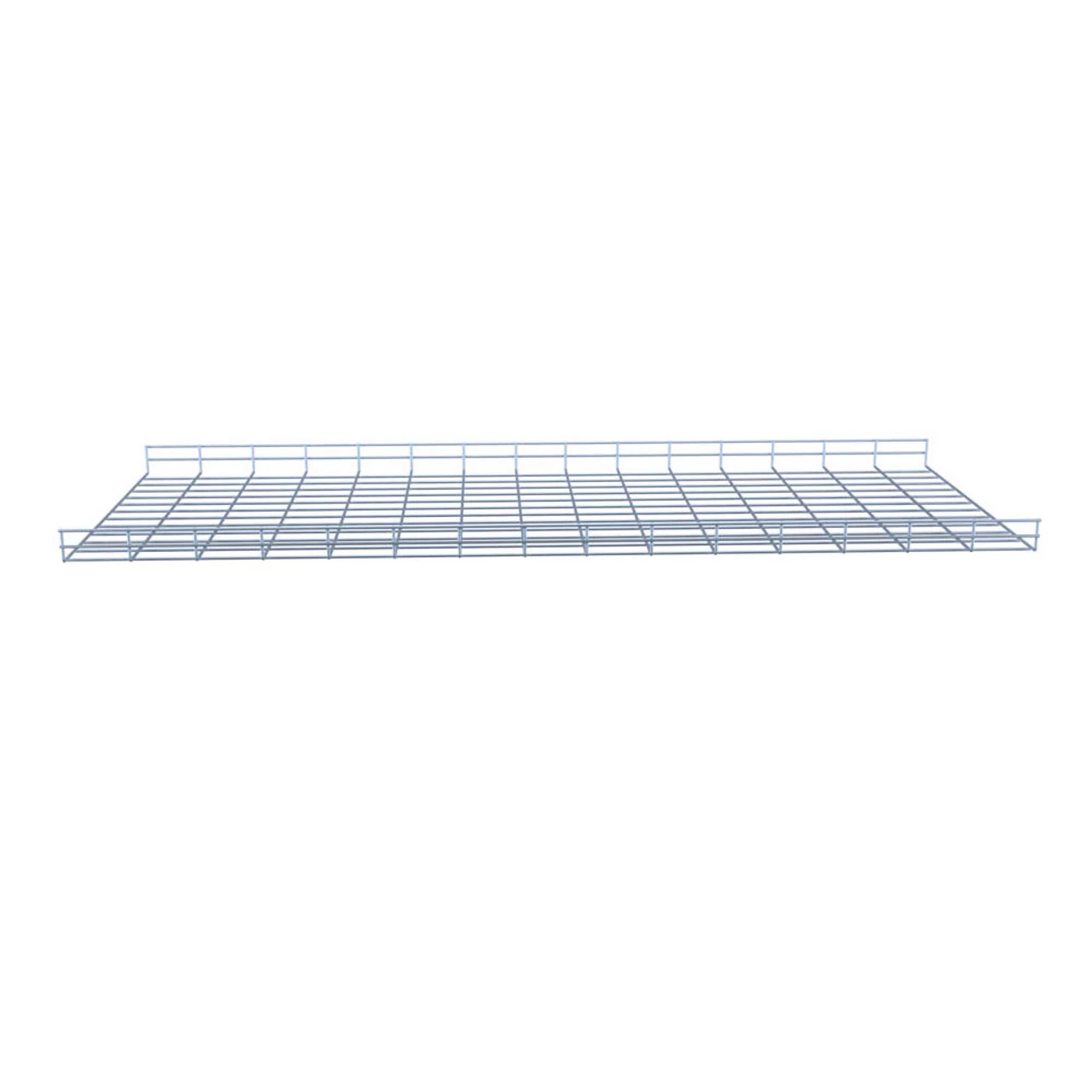 NavePoint Electro Zinc Plated Wire Mesh Cable Tray, 23.63"W X 1.97"D X 59.06"L , 2 Pack 5 NavePoint Electro Zinc Plated Wire Mesh Cable Tray, 23.63"W X 1.97"D X 59.06"L , 2 Pack - Image 3