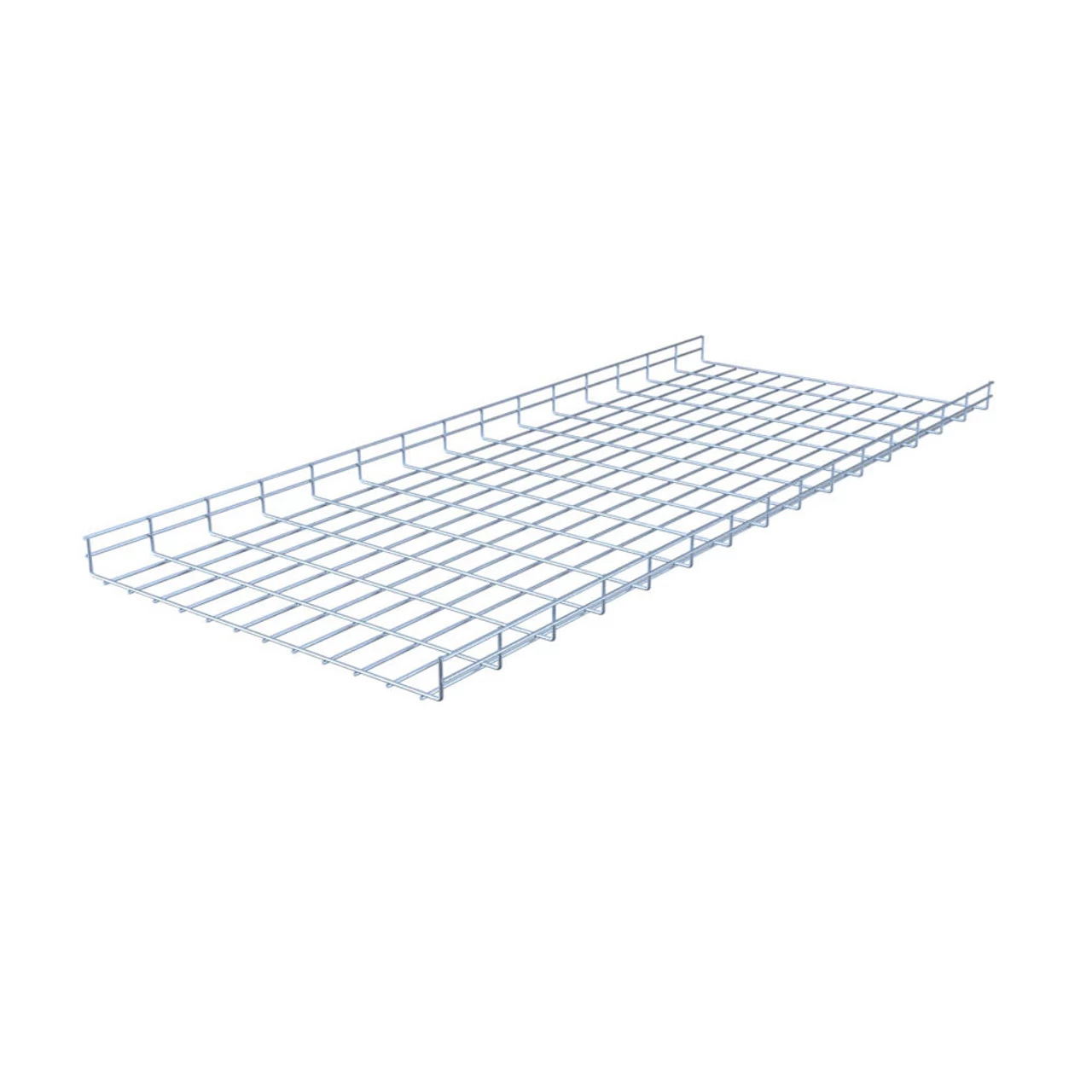 NavePoint Electro Zinc Plated Wire Mesh Cable Tray, 23.63"W X 1.97"D X 59.06"L , 2 Pack 7 NavePoint Electro Zinc Plated Wire Mesh Cable Tray, 23.63"W X 1.97"D X 59.06"L , 2 Pack - Image 5