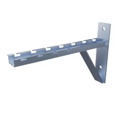 Electro Zinc Plated Wire Mesh Cable Tray Bracket, Triangle, Wall Mount, 300mm , 2 Pack 9 Electro Zinc Plated Wire Mesh Cable Tray Bracket, Triangle, Wall Mount, 300mm , 2 Pack -Server Cabinet Accessories 00406780 3 60026.1650996133