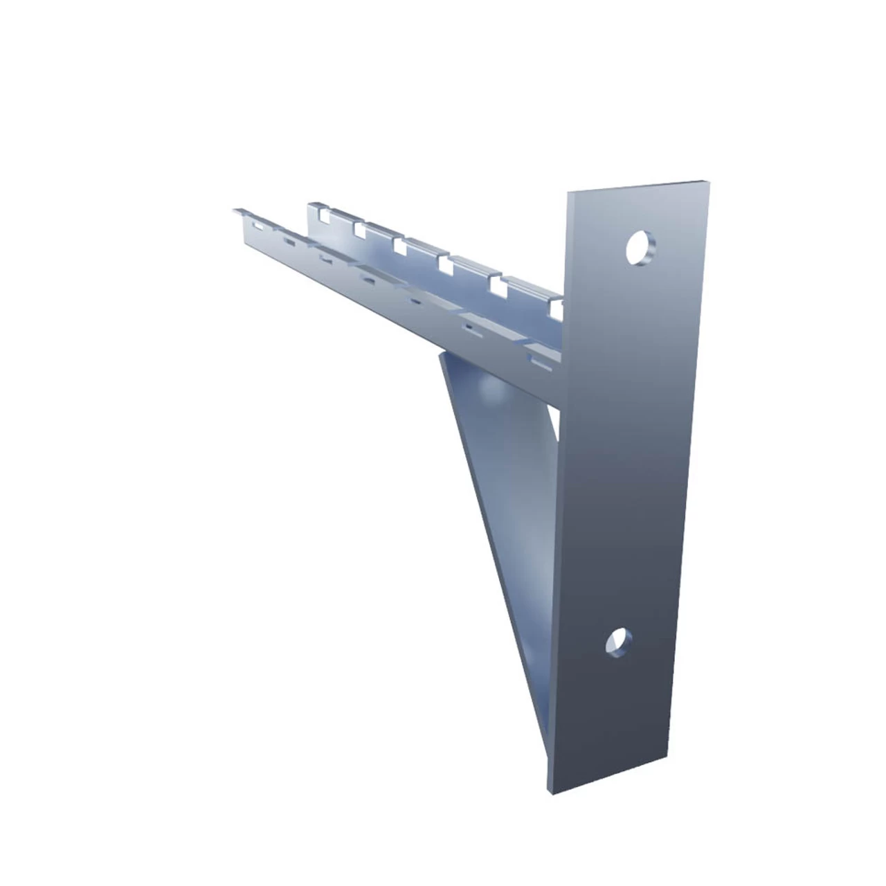 Electro Zinc Plated Wire Mesh Cable Tray Bracket, Triangle, Wall Mount, 300mm , 2 Pack 6 Electro Zinc Plated Wire Mesh Cable Tray Bracket, Triangle, Wall Mount, 300mm , 2 Pack - Image 4