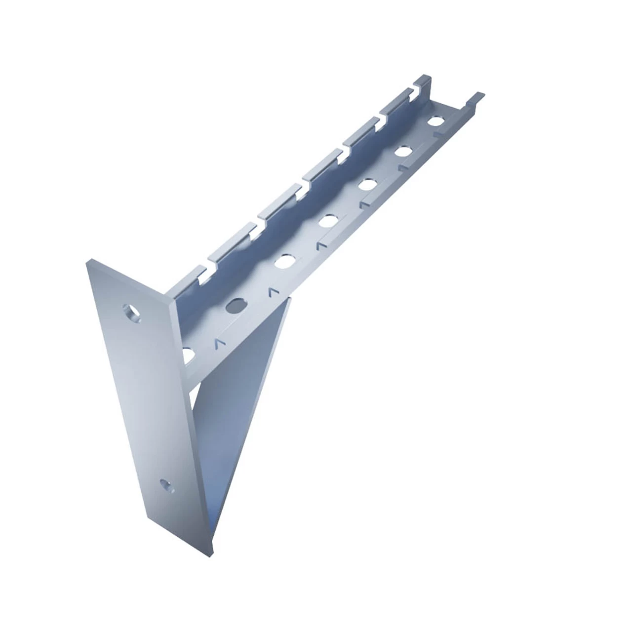 Electro Zinc Plated Wire Mesh Cable Tray Bracket, Triangle, Wall Mount, 300mm , 2 Pack 7 Electro Zinc Plated Wire Mesh Cable Tray Bracket, Triangle, Wall Mount, 300mm , 2 Pack - Image 5