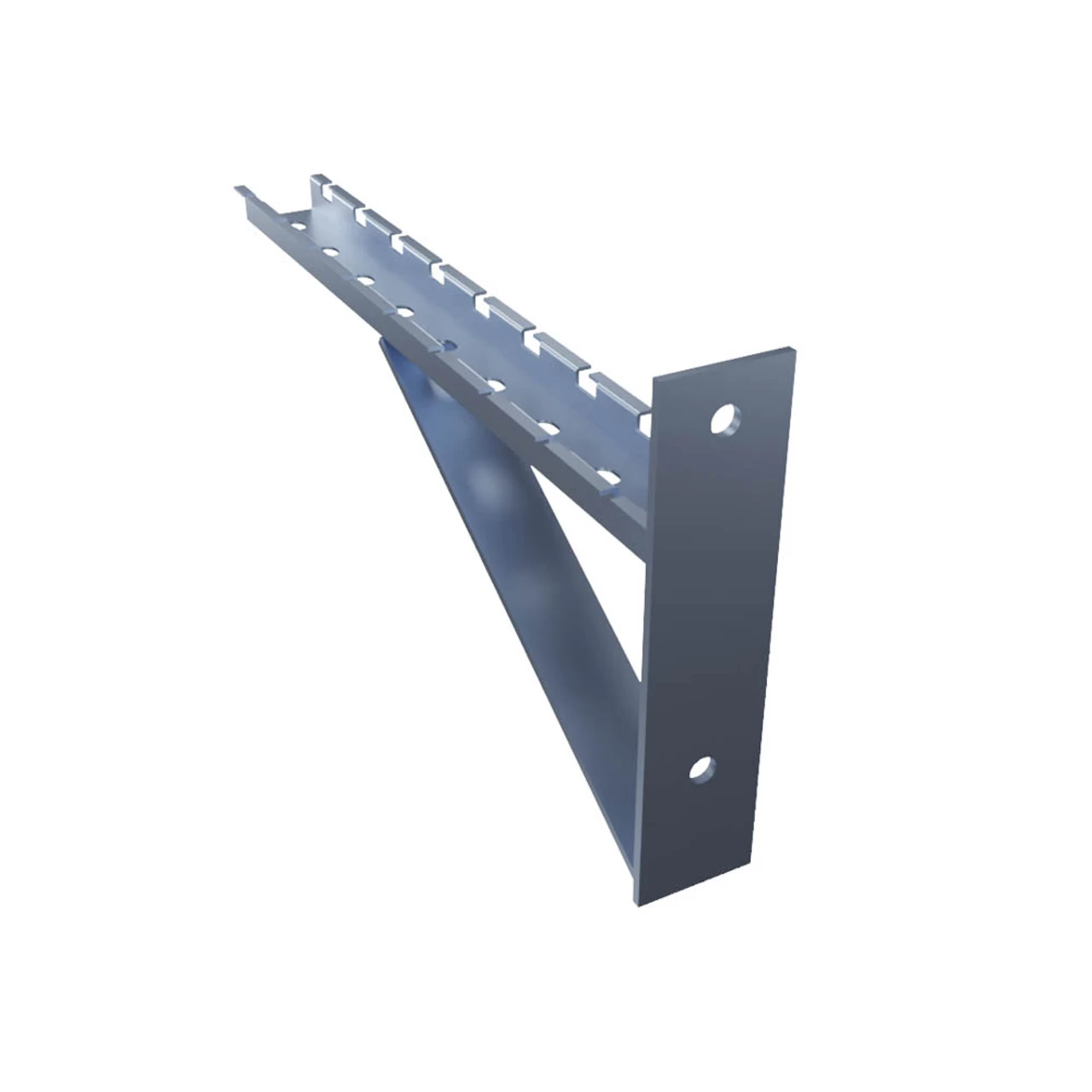 Electro Zinc Plated Wire Mesh Cable Tray Bracket, Triangle, Wall Mount, 400mm , 2 Pack 6 Electro Zinc Plated Wire Mesh Cable Tray Bracket, Triangle, Wall Mount, 400mm , 2 Pack - Image 4