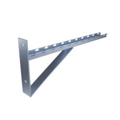 Electro Zinc Plated Wire Mesh Cable Tray Bracket, Triangle, Wall Mount, 500mm , 2 Pack -Server Cabinet Accessories 00406783 5 22571.1650996121