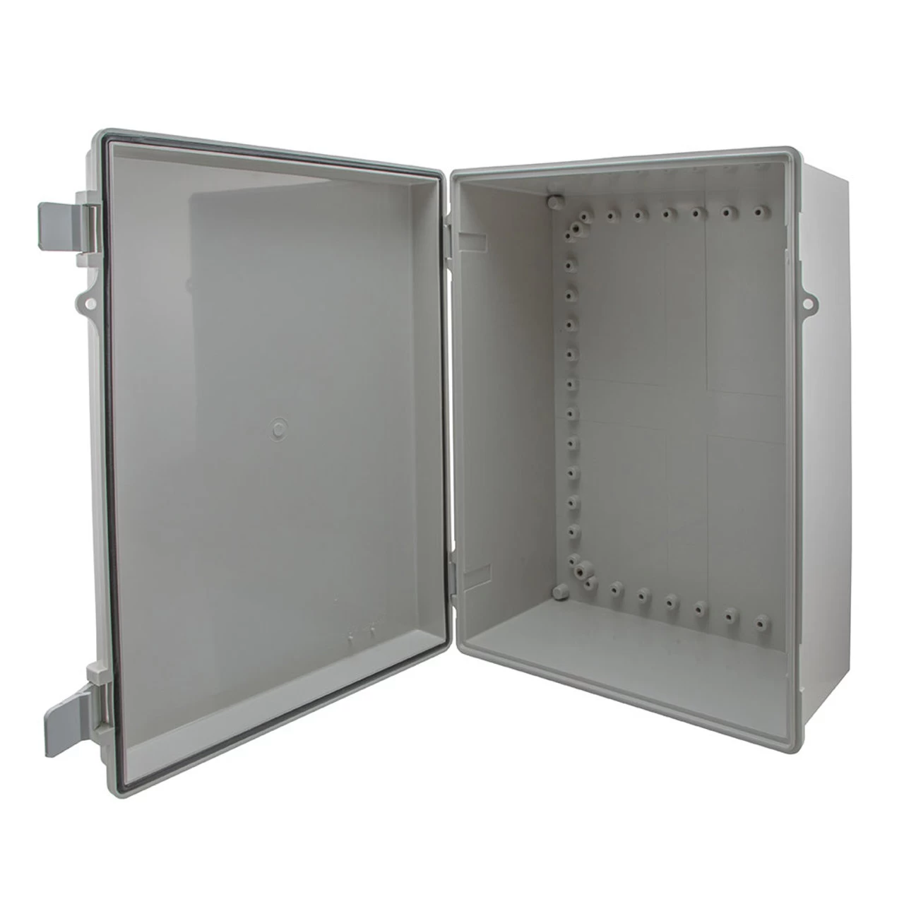 14x10x06 ABS Plastic Weatherproof Indoor/Outdoor IP66 NEMA 4 Enclosure, Gray (Enclosure Only) 3 14x10x06 ABS Plastic Weatherproof Indoor/Outdoor IP66 NEMA 4 Enclosure, Gray (Enclosure Only)