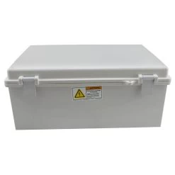 14x10x06 ABS Plastic Weatherproof Indoor/Outdoor IP66 NEMA 4 Enclosure, 120 VAC, Mounting Plate, Gray 9 14x10x06 ABS Plastic Weatherproof Indoor/Outdoor IP66 NEMA 4 Enclosure, 120 VAC, Mounting Plate, Gray -Server Cabinet Accessories 00406795 4 83416.1671218347