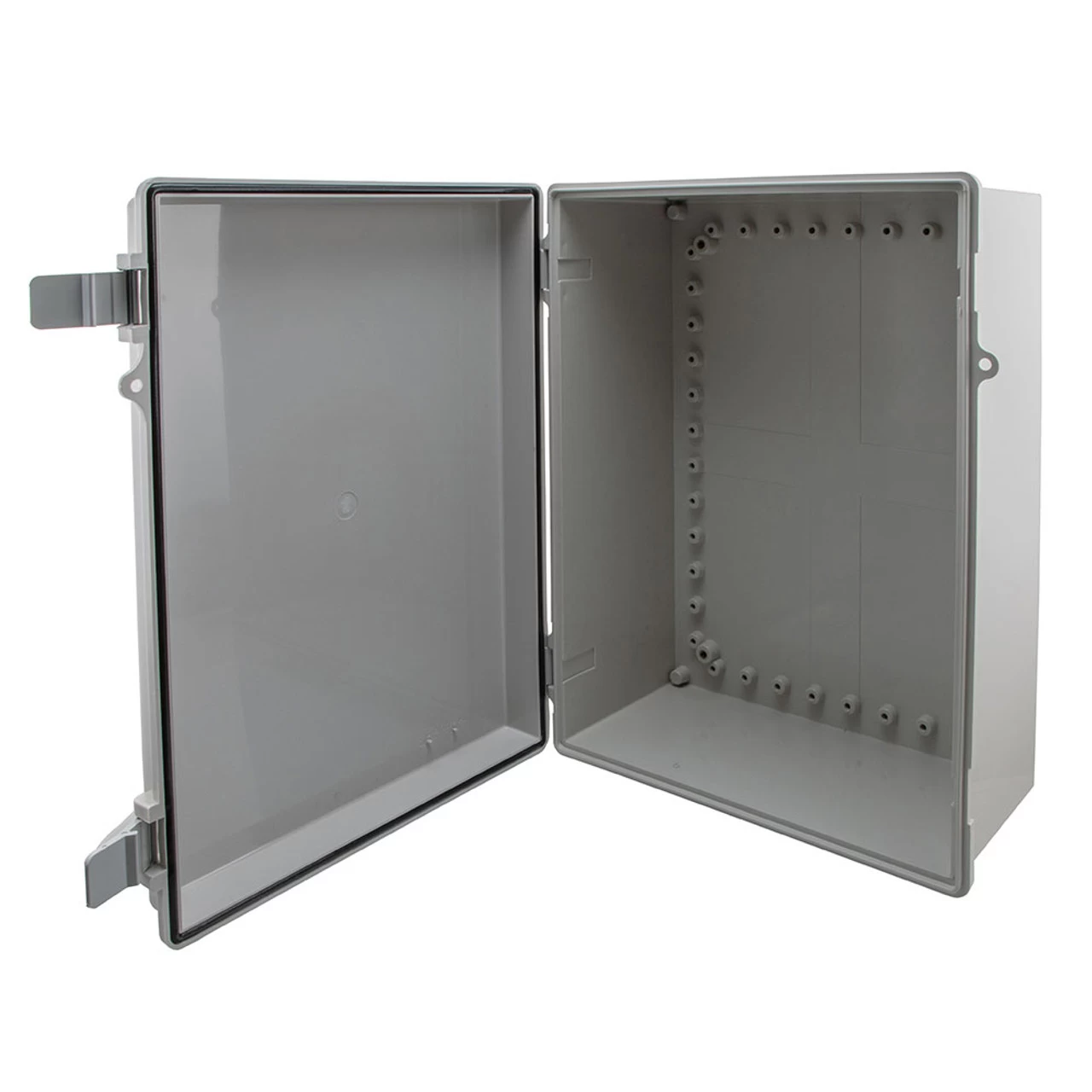 14x10x06 ABS Plastic Weatherproof Indoor/Outdoor IP66 NEMA 4 Enclosure, Kit Bundled W/ABS Blank Mounting Plate, Gray 2 14x10x06 ABS Plastic Weatherproof Indoor/Outdoor IP66 NEMA 4 Enclosure, Kit Bundled W/ABS Blank Mounting Plate, Gray