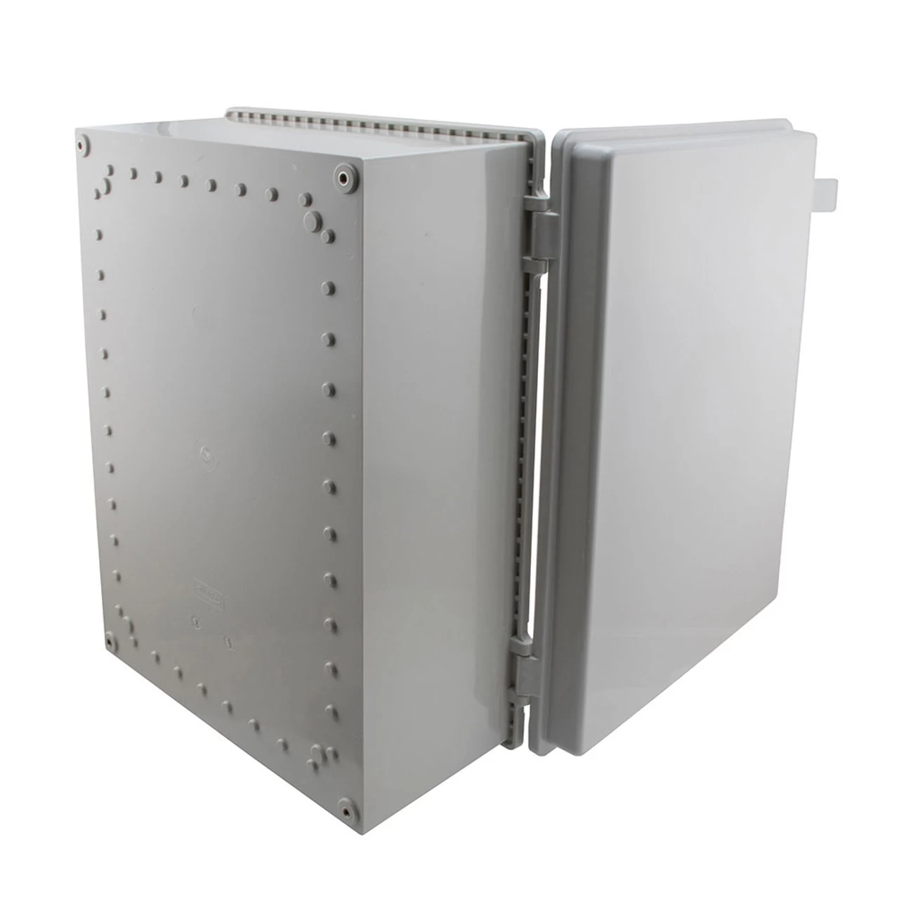 14x10x06 ABS Plastic Weatherproof Indoor/Outdoor IP66 NEMA 4 Enclosure, Kit Bundled W/ABS Blank Mounting Plate, Gray 4 14x10x06 ABS Plastic Weatherproof Indoor/Outdoor IP66 NEMA 4 Enclosure, Kit Bundled W/ABS Blank Mounting Plate, Gray - Image 3
