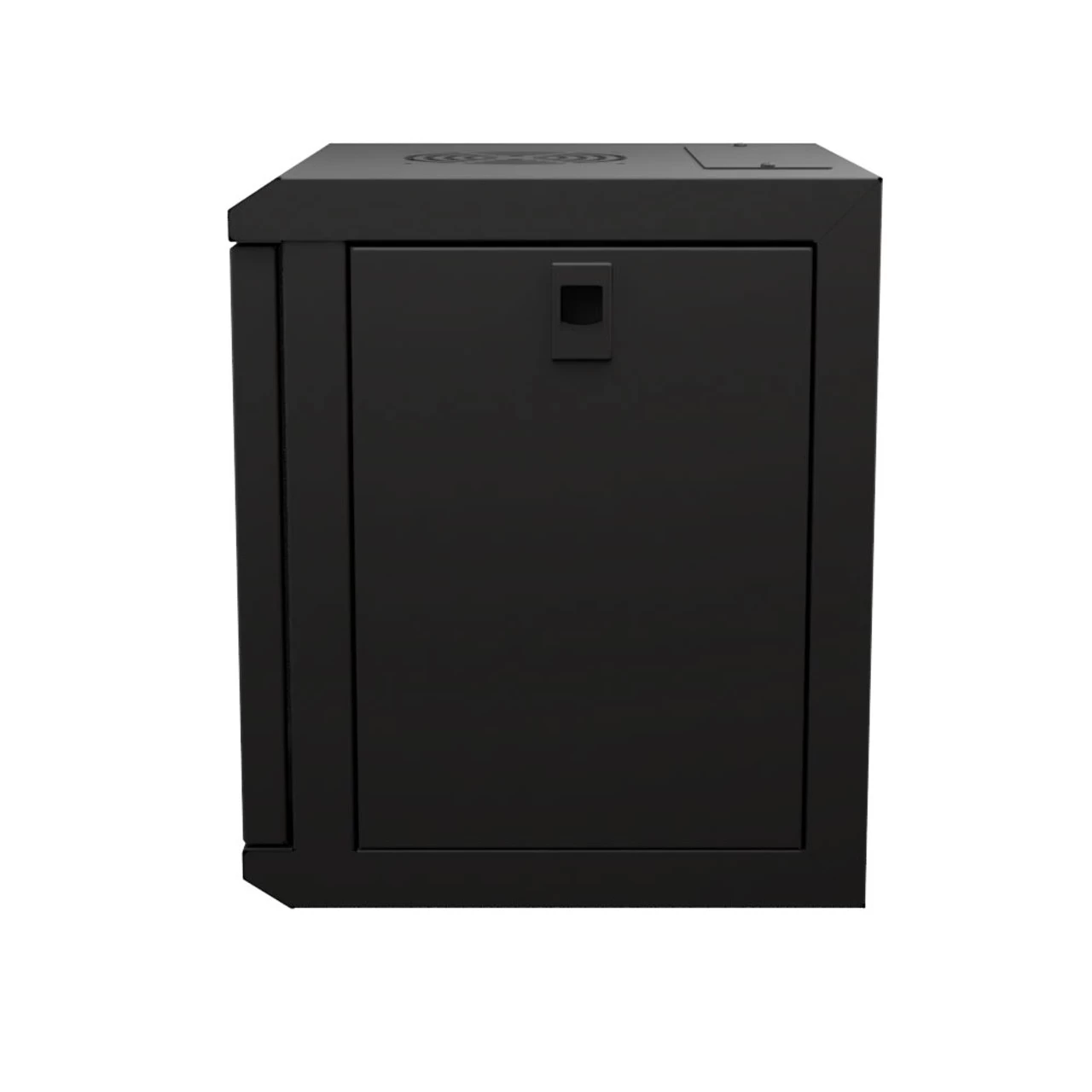 11.8 In Wall Mount Network Cabinet, 6U, Tempered Glass, Reversible, Black 5 11.8 In Wall Mount Network Cabinet, 6U, Tempered Glass, Reversible, Black - Image 3