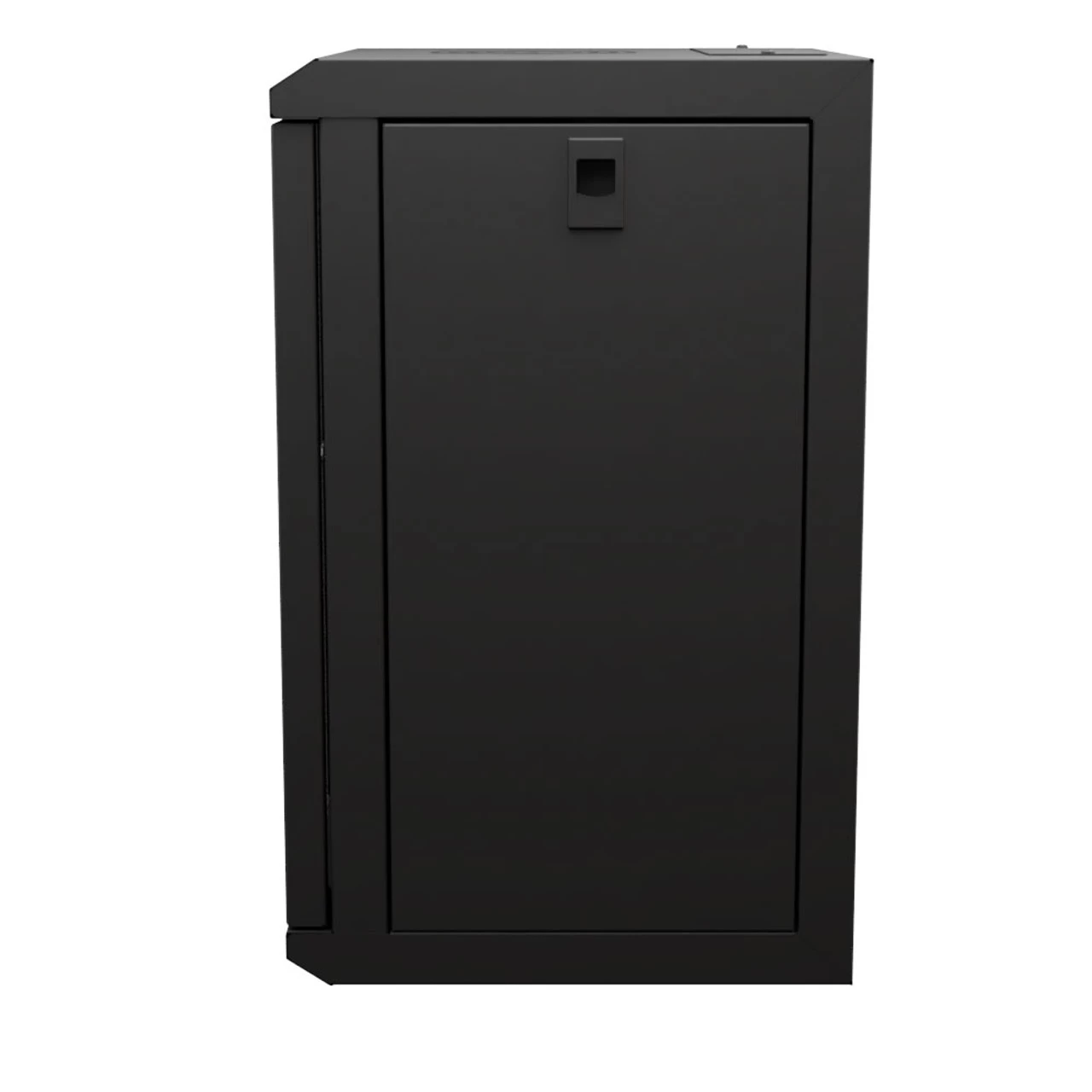 11.8 In Wall Mount Network Cabinet, 9U, Tempered Glass, Reversible, Black 5 11.8 In Wall Mount Network Cabinet, 9U, Tempered Glass, Reversible, Black - Image 3