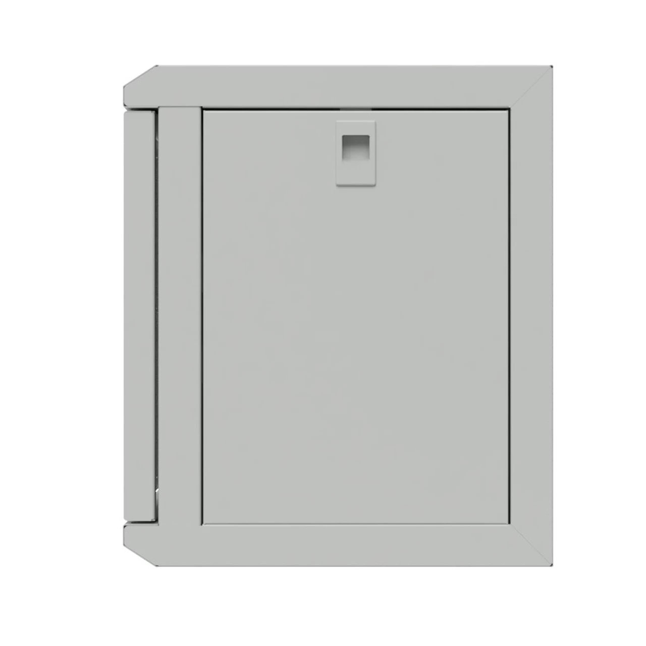 11.8 In Wall Mount Network Cabinet, 6U, Tempered Glass, Reversible, Gray 5 11.8 In Wall Mount Network Cabinet, 6U, Tempered Glass, Reversible, Gray - Image 3