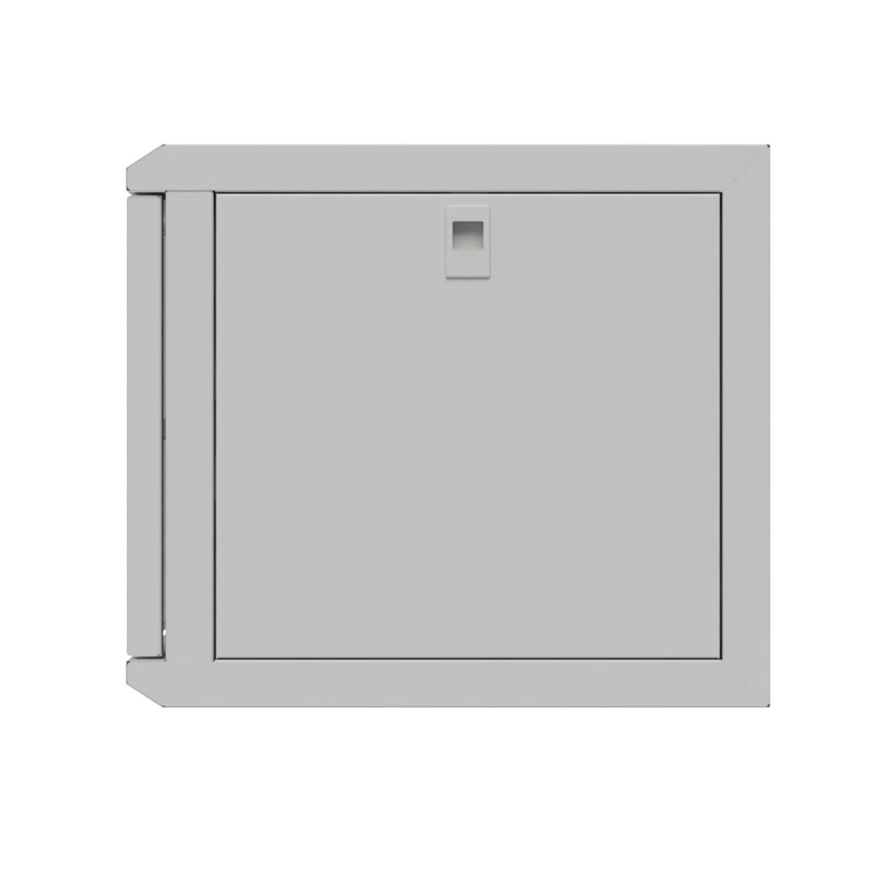 15.75 In Wall Mount Network Cabinet, 6U, Tempered Glass, Reversible, Gray 5 15.75 In Wall Mount Network Cabinet, 6U, Tempered Glass, Reversible, Gray - Image 3
