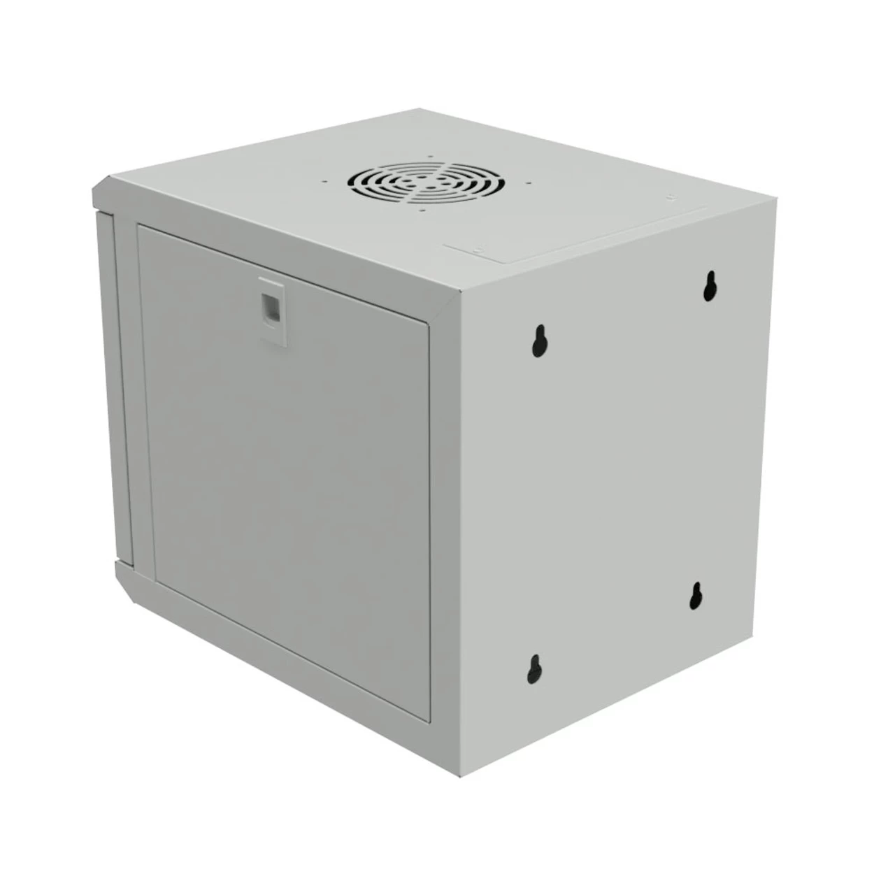 15.75 In Wall Mount Network Cabinet, 6U, Perforated, Gray 6 15.75 In Wall Mount Network Cabinet, 6U, Perforated, Gray - Image 4