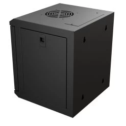 6U 10 Inch Network Server Cabinet, 11.8 Inch Deep, Perforated Door, Black, Wall Mountable, 2 X Shelves, 1 X Blank Panel 11 6U 10 Inch Network Server Cabinet, 11.8 Inch Deep, Perforated Door, Black, Wall Mountable, 2 X Shelves, 1 X Blank Panel -Server Cabinet Accessories 00406848 4 30944.1669666680