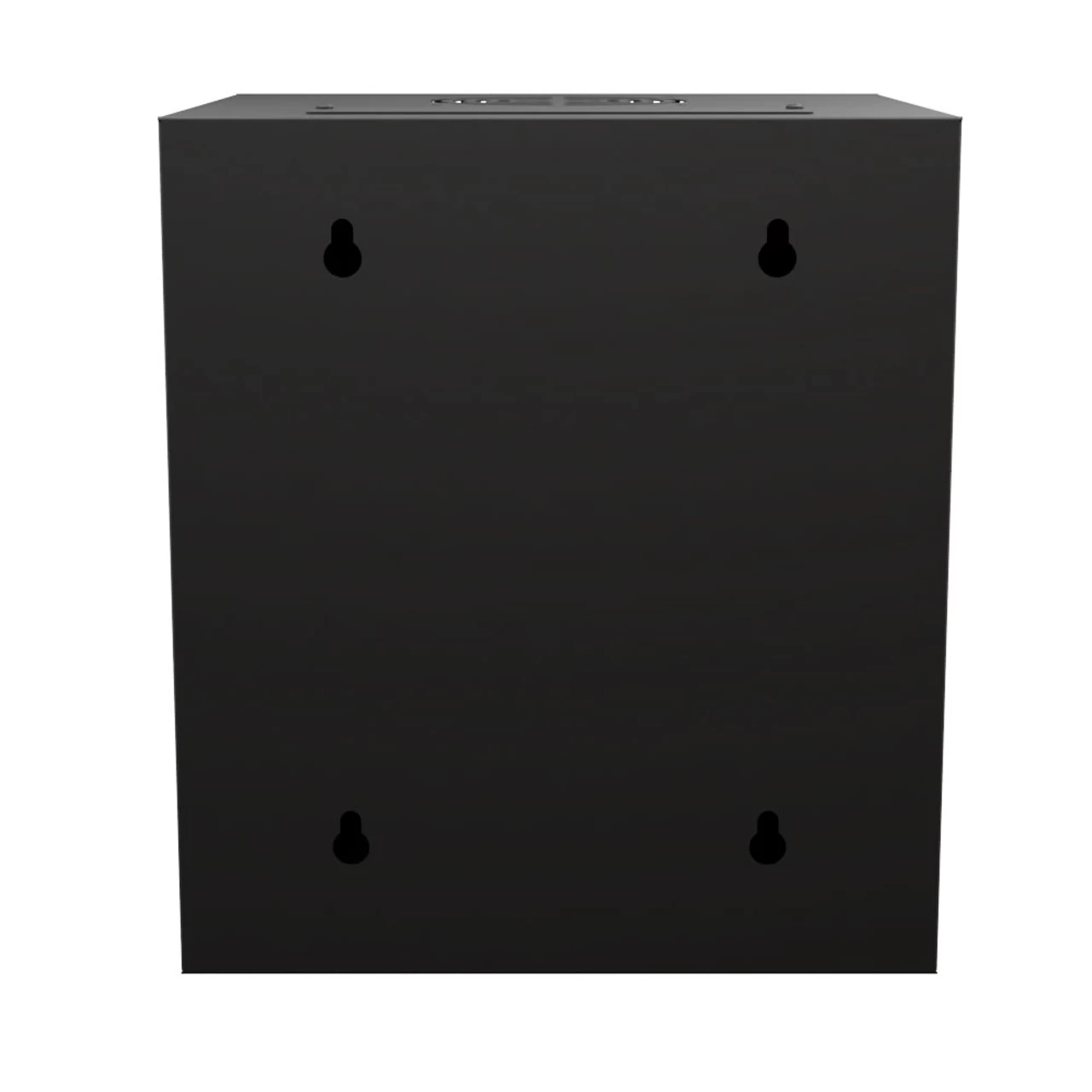 6U 10 Inch Network Server Cabinet, 11.8 Inch Deep, Perforated Door, Black, Wall Mountable, 2 X Shelves, 1 X Blank Panel 7 6U 10 Inch Network Server Cabinet, 11.8 Inch Deep, Perforated Door, Black, Wall Mountable, 2 X Shelves, 1 X Blank Panel - Image 5