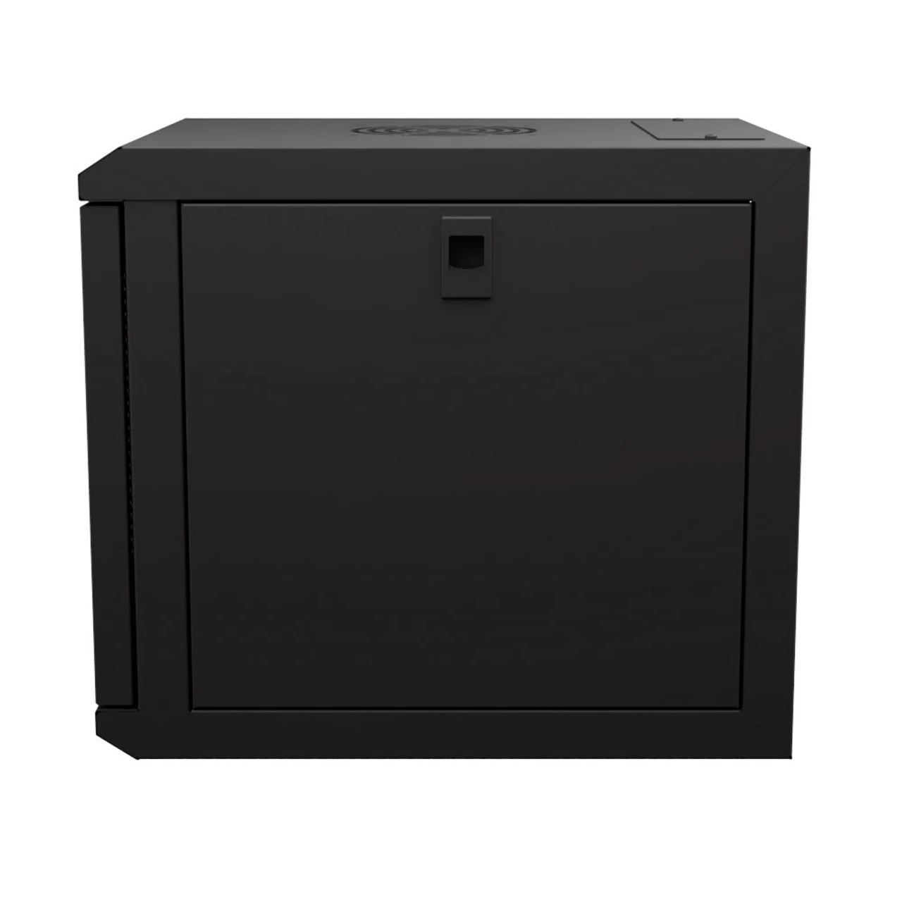 6U 10 Inch Network Server Cabinet, 15.75 Inch Deep, Perforated Door, Black, Wall Mountable, 2 X Shelves, 1 X Blank Panel 5 6U 10 Inch Network Server Cabinet, 15.75 Inch Deep, Perforated Door, Black, Wall Mountable, 2 X Shelves, 1 X Blank Panel - Image 3