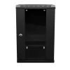 9U 10 Inch Network Server Cabinet, 11.8 Inch Deep, Glass Door, Black, Wall Mountable, 2 X Shelves, 1 X Blank Panel 2 9U 10 Inch Network Server Cabinet, 11.8 Inch Deep, Glass Door, Black, Wall Mountable, 2 X Shelves, 1 X Blank Panel -Server Cabinet Accessories 00406851 1 08557.1669060400