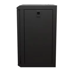 9U 10 Inch Network Server Cabinet, 11.8 Inch Deep, Glass Door, Black, Wall Mountable, 2 X Shelves, 1 X Blank Panel 10 9U 10 Inch Network Server Cabinet, 11.8 Inch Deep, Glass Door, Black, Wall Mountable, 2 X Shelves, 1 X Blank Panel -Server Cabinet Accessories 00406851 3 06750.1669060400
