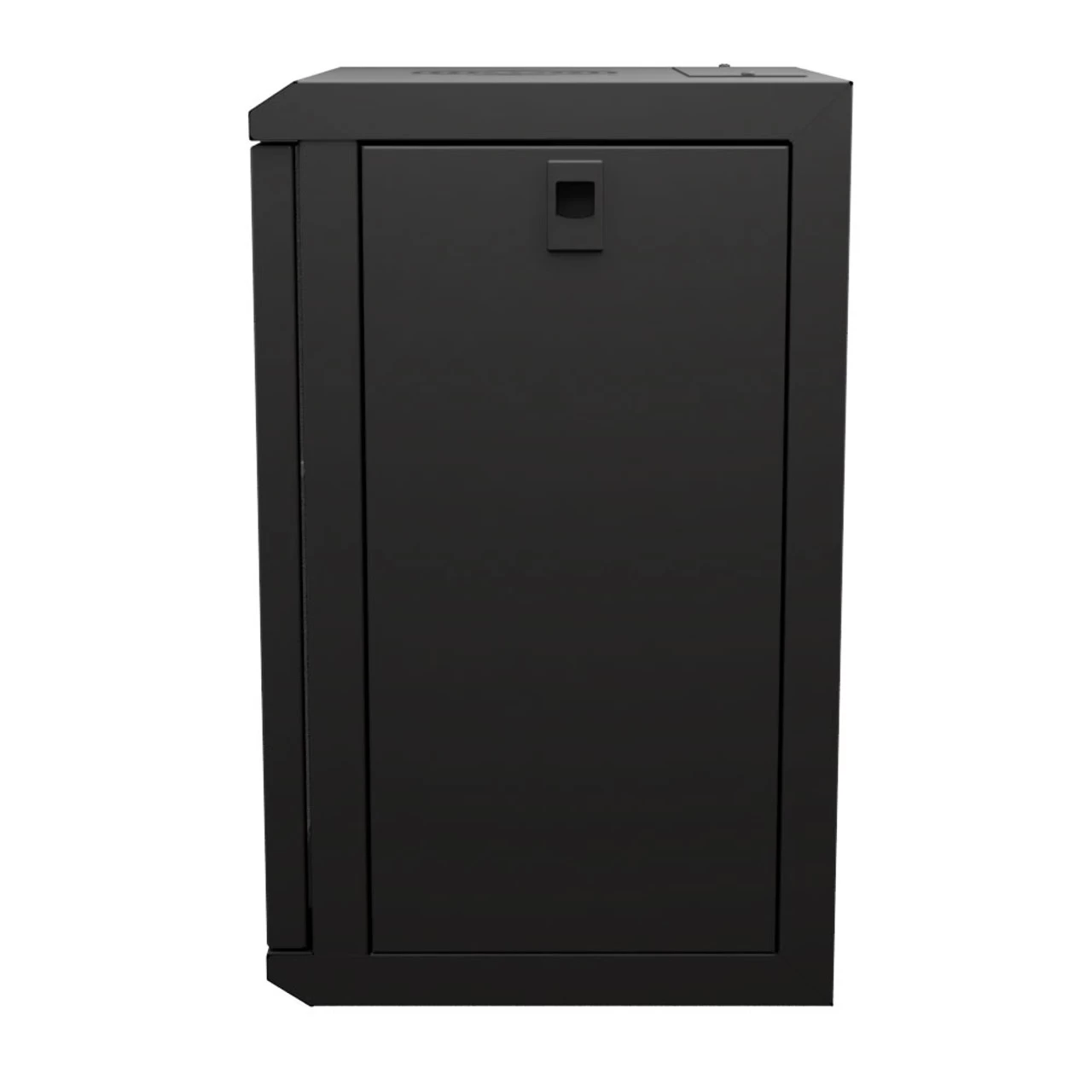9U 10 Inch Network Server Cabinet, 11.8 Inch Deep, Glass Door, Black, Wall Mountable, 2 X Shelves, 1 X Blank Panel 5 9U 10 Inch Network Server Cabinet, 11.8 Inch Deep, Glass Door, Black, Wall Mountable, 2 X Shelves, 1 X Blank Panel - Image 3