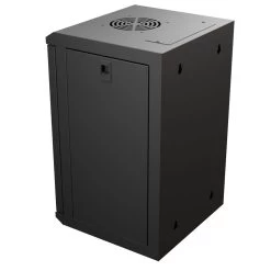 9U 10 Inch Network Server Cabinet, 11.8 Inch Deep, Glass Door, Black, Wall Mountable, 2 X Shelves, 1 X Blank Panel 11 9U 10 Inch Network Server Cabinet, 11.8 Inch Deep, Glass Door, Black, Wall Mountable, 2 X Shelves, 1 X Blank Panel -Server Cabinet Accessories 00406851 4 34678.1669060400