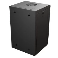 9U 10 Inch Network Server Cabinet, 11.8 Inch Deep, Glass Door, Black, Wall Mountable, 2 X Shelves, 1 X Blank Panel 13 9U 10 Inch Network Server Cabinet, 11.8 Inch Deep, Glass Door, Black, Wall Mountable, 2 X Shelves, 1 X Blank Panel -Server Cabinet Accessories 00406851 6 42432.1669060400