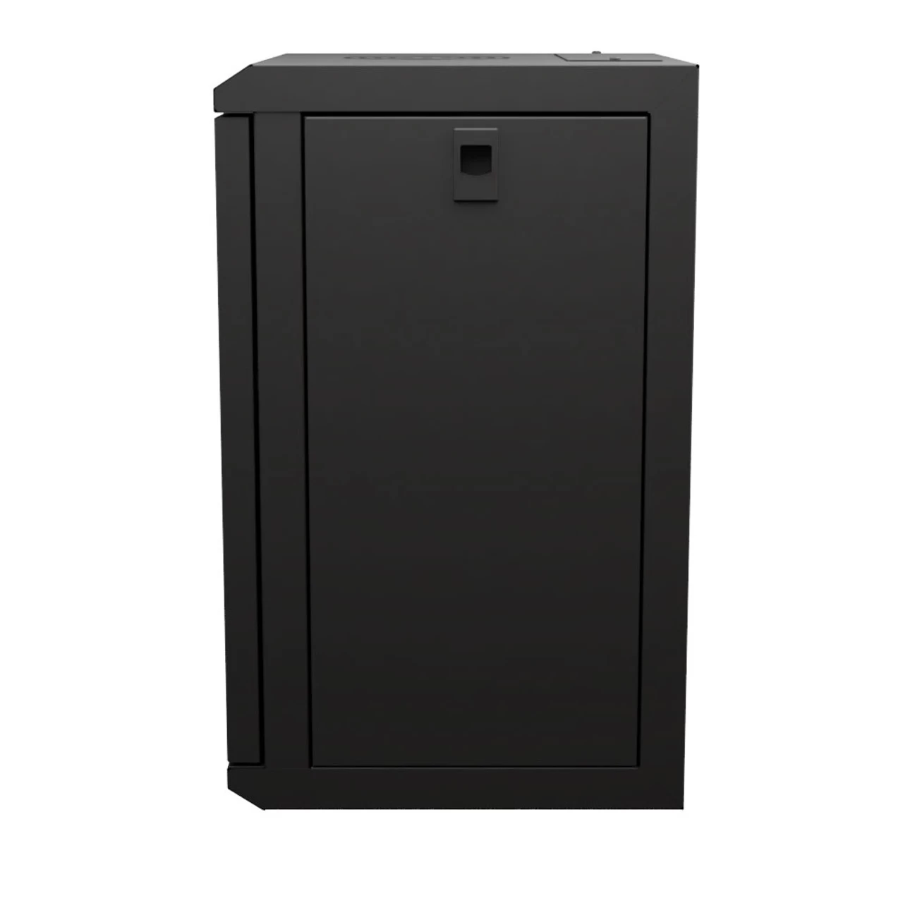9U 10 Inch Network Server Cabinet, 11.8 Inch Deep, Perforated Door, Black, Wall Mountable, 2 X Shelves, 1 X Blank Panel 5 9U 10 Inch Network Server Cabinet, 11.8 Inch Deep, Perforated Door, Black, Wall Mountable, 2 X Shelves, 1 X Blank Panel - Image 3