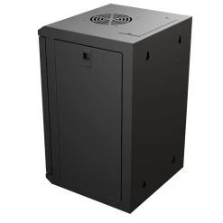 9U 10 Inch Network Server Cabinet, 11.8 Inch Deep, Perforated Door, Black, Wall Mountable, 2 X Shelves, 1 X Blank Panel 11 9U 10 Inch Network Server Cabinet, 11.8 Inch Deep, Perforated Door, Black, Wall Mountable, 2 X Shelves, 1 X Blank Panel -Server Cabinet Accessories 00406852 4 66153.1669666685