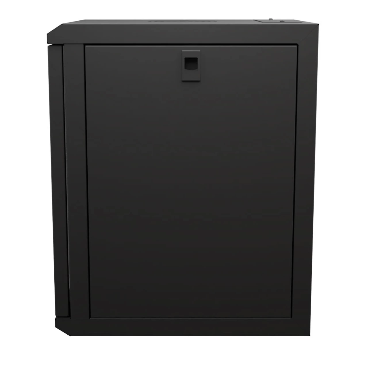 9U 10 Inch Network Server Cabinet, 15.75 Inch Deep, Glass Door, Black, Wall Mountable, 2 X Shelves, 1 X Blank Panel 5 9U 10 Inch Network Server Cabinet, 15.75 Inch Deep, Glass Door, Black, Wall Mountable, 2 X Shelves, 1 X Blank Panel - Image 3