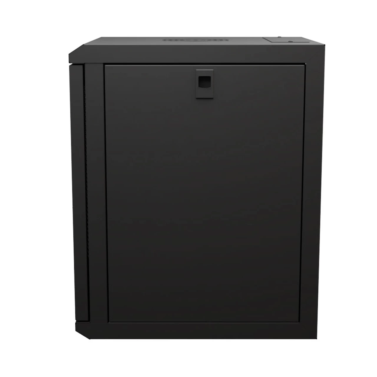 9U 10 Inch Network Server Cabinet, 15.75 Inch Deep, Perforated Door, Black, Wall Mountable, 2 X Shelves, 1 X Blank Panel 5 9U 10 Inch Network Server Cabinet, 15.75 Inch Deep, Perforated Door, Black, Wall Mountable, 2 X Shelves, 1 X Blank Panel - Image 3