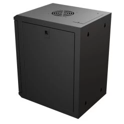 9U 10 Inch Network Server Cabinet, 15.75 Inch Deep, Perforated Door, Black, Wall Mountable, 2 X Shelves, 1 X Blank Panel 11 9U 10 Inch Network Server Cabinet, 15.75 Inch Deep, Perforated Door, Black, Wall Mountable, 2 X Shelves, 1 X Blank Panel -Server Cabinet Accessories 00406854 4 23574.1669666688
