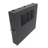 2U Vertical Wall Mount Enclosure, 12.7 Inch (325mm) To 15.7 Inch (400mm) Depth, Cold-rolled Steel, Black 1 2U Vertical Wall Mount Enclosure, 12.7 Inch (325mm) To 15.7 Inch (400mm) Depth, Cold-rolled Steel, Black -Server Cabinet Accessories 00406857 1 48564.1683156672