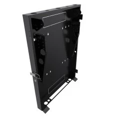 2U Vertical Wall Mount Enclosure, 24.6 Inch (625mm) To 27.5 Inch (700mm) Depth, Cold-rolled Steel, Black 8 2U Vertical Wall Mount Enclosure, 24.6 Inch (625mm) To 27.5 Inch (700mm) Depth, Cold-rolled Steel, Black -Server Cabinet Accessories 00406859 3 17388.1683156677