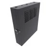 3U Vertical Wall Mount Enclosure, 16.7 Inch (425mm) To 19.6 Inch (500mm) Depth, Cold-rolled Steel, Black 2 3U Vertical Wall Mount Enclosure, 16.7 Inch (425mm) To 19.6 Inch (500mm) Depth, Cold-rolled Steel, Black -Server Cabinet Accessories 00406861 1 12159.1683156682