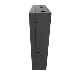 4U Vertical Wall Mount Enclosure, 20.6 Inch (525mm) To 23.6 Inch (600mm) Depth, Cold-rolled Steel, Black 9 4U Vertical Wall Mount Enclosure, 20.6 Inch (525mm) To 23.6 Inch (600mm) Depth, Cold-rolled Steel, Black -Server Cabinet Accessories 00406866 4 76398.1683156694