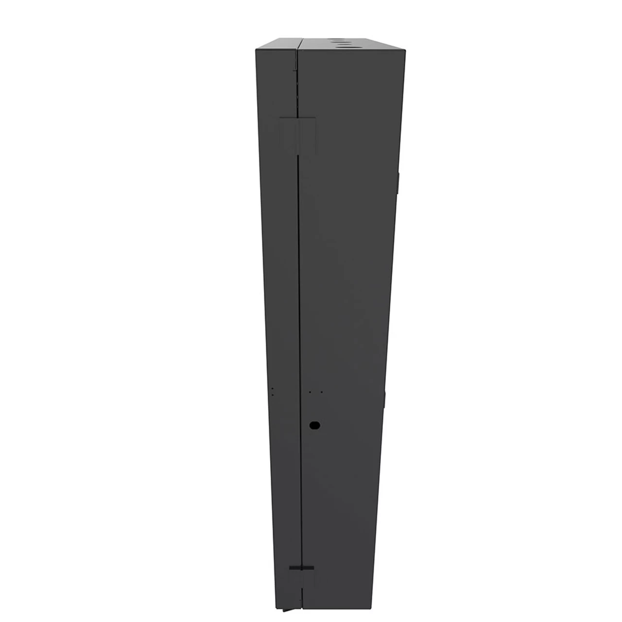 4U Vertical Wall Mount Enclosure, 32.4 Inch (825mm) To 35.4 Inch (900mm) Inch Depth, Cold-rolled Steel, Black 6 4U Vertical Wall Mount Enclosure, 32.4 Inch (825mm) To 35.4 Inch (900mm) Inch Depth, Cold-rolled Steel, Black - Image 4