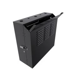 5U Vertical Wall Mount Enclosure, 12.7 Inch (325mm) To 15.7 Inch (400mm) Depth, Cold-rolled Steel, Black 9 5U Vertical Wall Mount Enclosure, 12.7 Inch (325mm) To 15.7 Inch (400mm) Depth, Cold-rolled Steel, Black -Server Cabinet Accessories 00406869 4 85068.1683156709