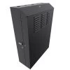 5U Vertical Wall Mount Enclosure, 24.6 Inch (625mm) To 27.5 Inch (700mm) Depth, Cold-rolled Steel, Black
