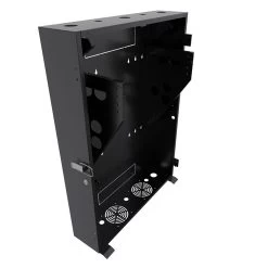 5U Vertical Wall Mount Enclosure, 24.6 Inch (625mm) To 27.5 Inch (700mm) Depth, Cold-rolled Steel, Black 8 5U Vertical Wall Mount Enclosure, 24.6 Inch (625mm) To 27.5 Inch (700mm) Depth, Cold-rolled Steel, Black -Server Cabinet Accessories 00406871 3 49338.1683156714