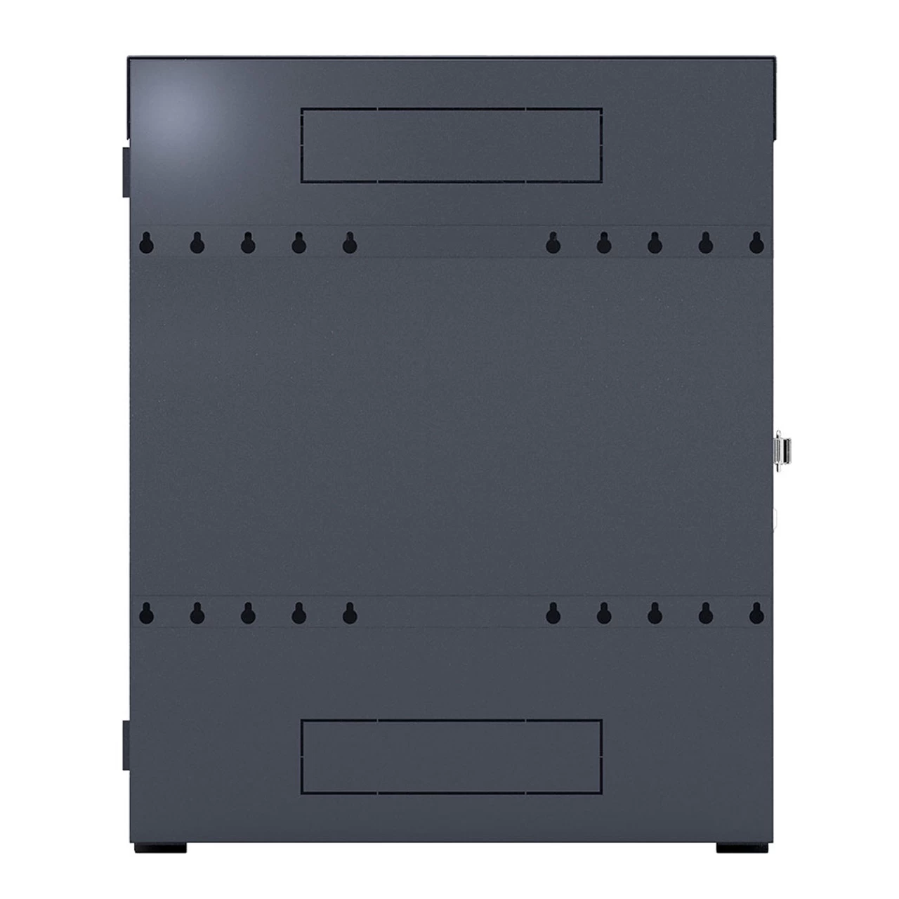 6U Vertical Wall Mount Enclosure, Cold-Rolled Steel, Black (RAL9005) 20.6 Inches (525mm) To 23.6 Inches (600mm) Switch Depth, CE Compliant 4 6U Vertical Wall Mount Enclosure, Cold-Rolled Steel, Black (RAL9005) 20.6 Inches (525mm) To 23.6 Inches (600mm) Switch Depth, CE Compliant - Image 2