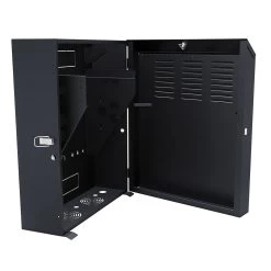 6U Vertical Wall Mount Enclosure, Cold-Rolled Steel, Black (RAL9005) 20.6 Inches (525mm) To 23.6 Inches (600mm) Switch Depth, CE Compliant 8 6U Vertical Wall Mount Enclosure, Cold-Rolled Steel, Black (RAL9005) 20.6 Inches (525mm) To 23.6 Inches (600mm) Switch Depth, CE Compliant -Server Cabinet Accessories 00406874 3 59899.1683572526