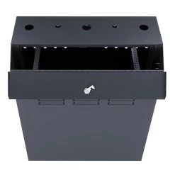 6U Vertical Wall Mount Enclosure, Cold-Rolled Steel, Black (RAL9005) 20.6 Inches (525mm) To 23.6 Inches (600mm) Switch Depth, CE Compliant 9 6U Vertical Wall Mount Enclosure, Cold-Rolled Steel, Black (RAL9005) 20.6 Inches (525mm) To 23.6 Inches (600mm) Switch Depth, CE Compliant -Server Cabinet Accessories 00406874 4 61529.1683572526