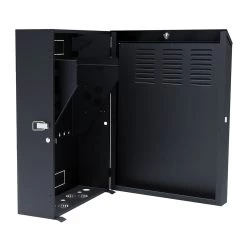 6U Vertical Wall Mount Enclosure, Cold-Rolled Steel, Black (RAL9005) 24.6in (625mm) To 27.5 Inches (700mm) Switch Depth, CE Compliant 8 6U Vertical Wall Mount Enclosure, Cold-Rolled Steel, Black (RAL9005) 24.6in (625mm) To 27.5 Inches (700mm) Switch Depth, CE Compliant -Server Cabinet Accessories 00406875 3 28586.1683572529